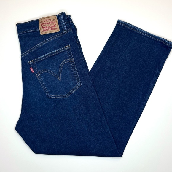 Levi’s Women’s Ribcage Straight Ankle Distressed Jeans Size- 30 - Picture 6 of 8